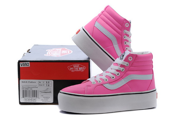 Vans High Top Shoes Women--063